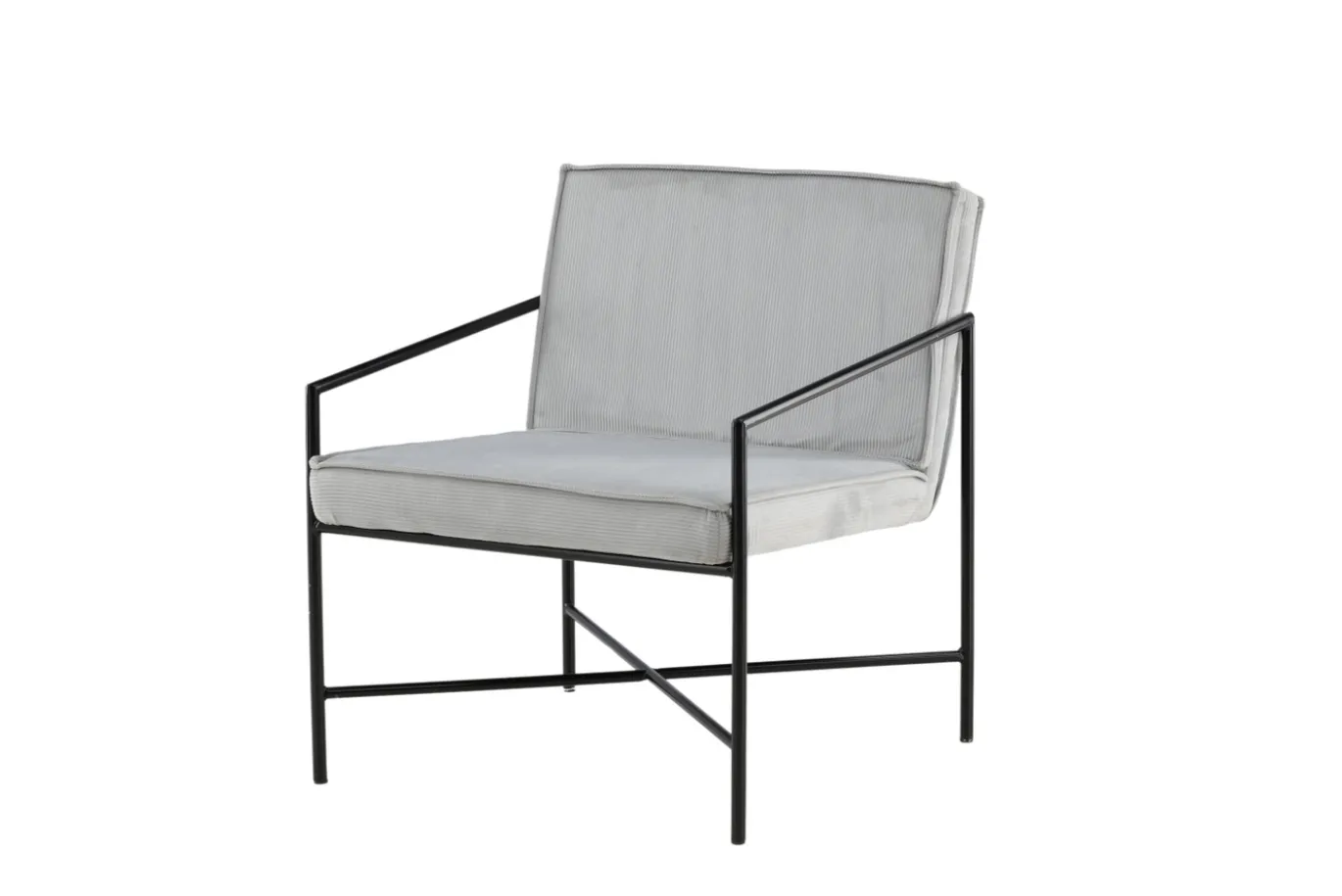 Fjôrd Fauteuil Rakel Grijs Corduroy