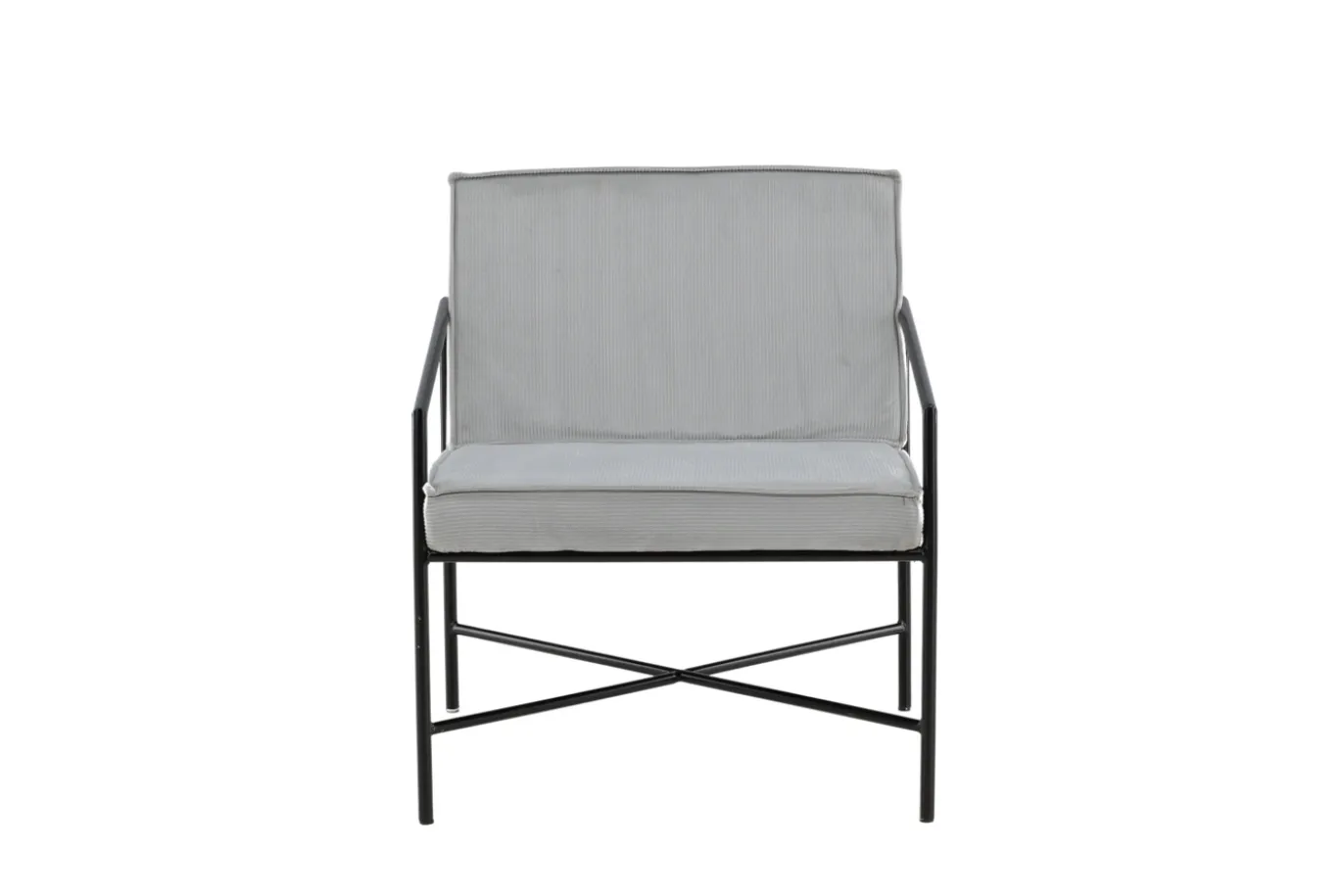 Fjôrd Fauteuil Rakel Grijs Corduroy