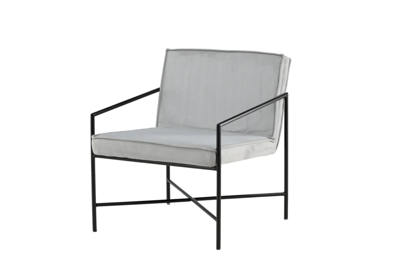 Fjôrd Fauteuil Rakel Grijs Corduroy