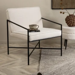 Fjôrd Fauteuil Rakel Off White Teddy