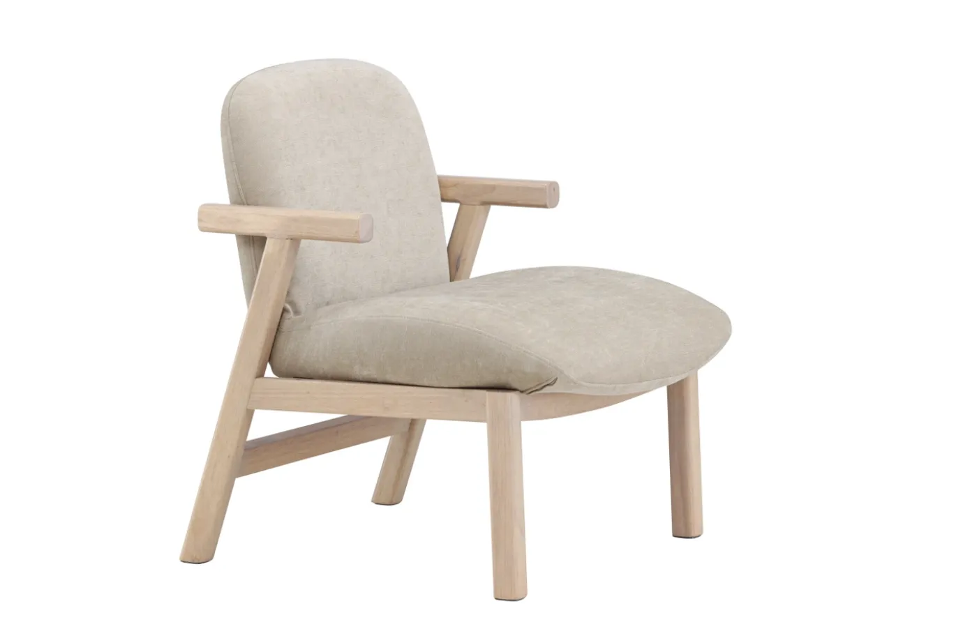 Fjôrd Fauteuil Rile Beige/Whitewash