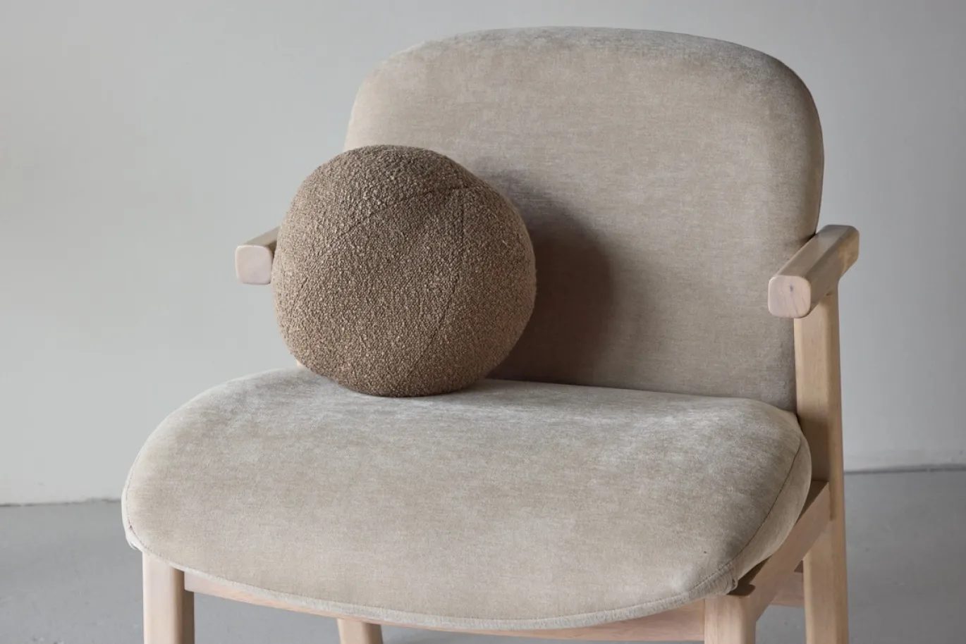 Fjôrd Fauteuil Rile Beige/Whitewash