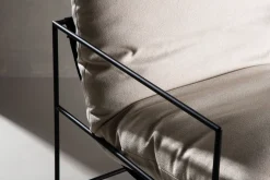 Fjôrd Fauteuil Sedalia Wit Linnen Stof