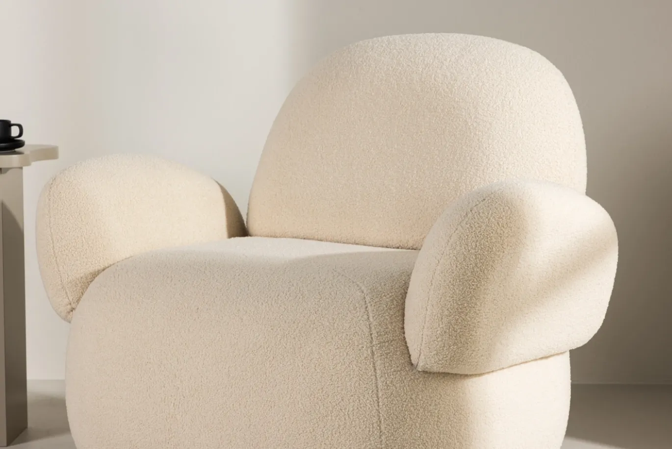 Fjôrd Fauteuil Sevilla Beige Chenille