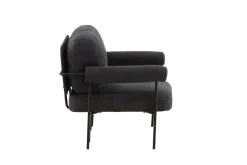 Fjôrd Fauteuil Tillberga x Josefin Lustig Donkergrijs Bouclé
