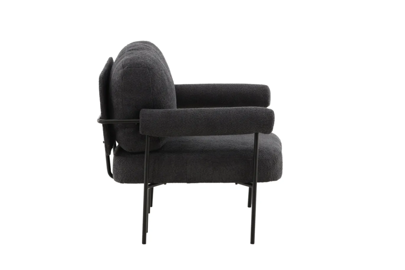 Fjôrd Fauteuil Tillberga x Josefin Lustig Donkergrijs Bouclé