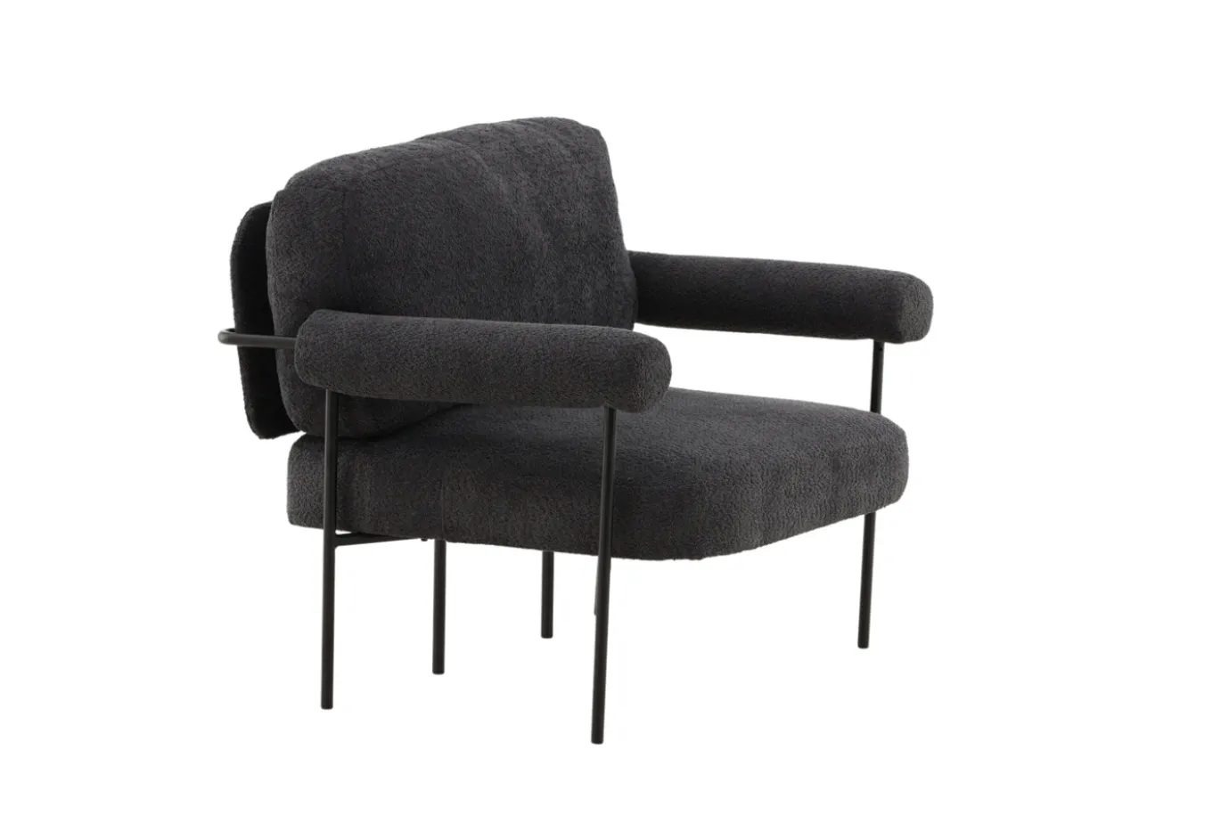 Fjôrd Fauteuil Tillberga x Josefin Lustig Donkergrijs Bouclé