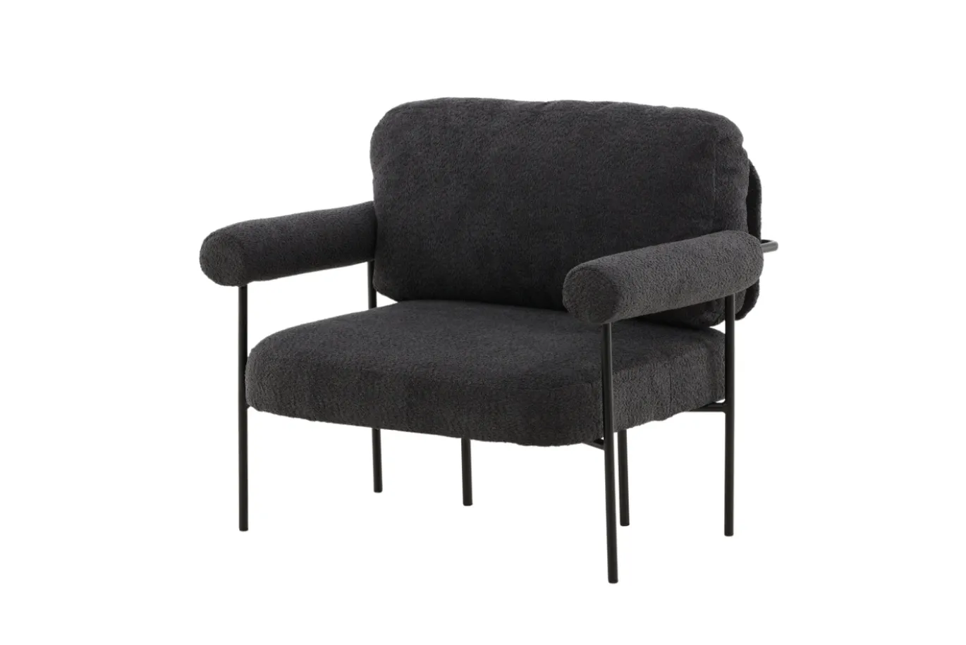 Fjôrd Fauteuil Tillberga x Josefin Lustig Donkergrijs Bouclé