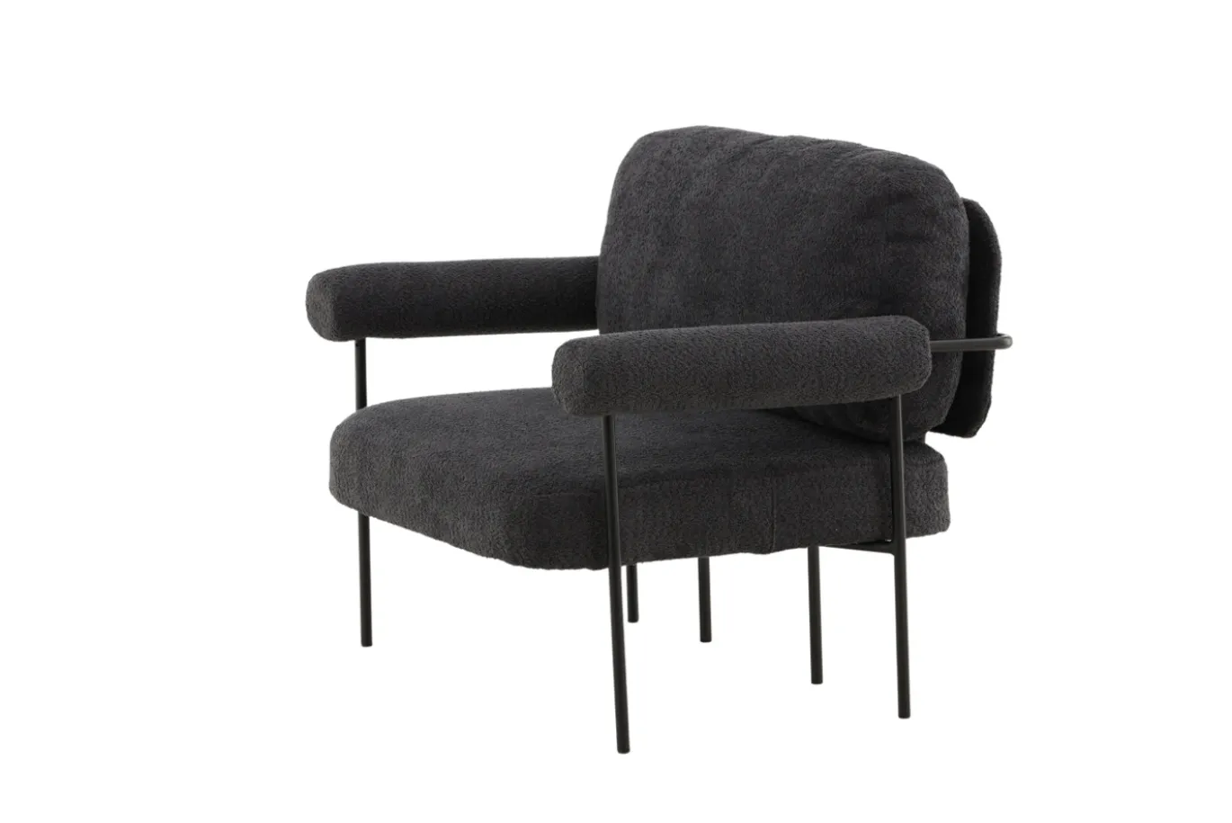Fjôrd Fauteuil Tillberga x Josefin Lustig Donkergrijs Bouclé