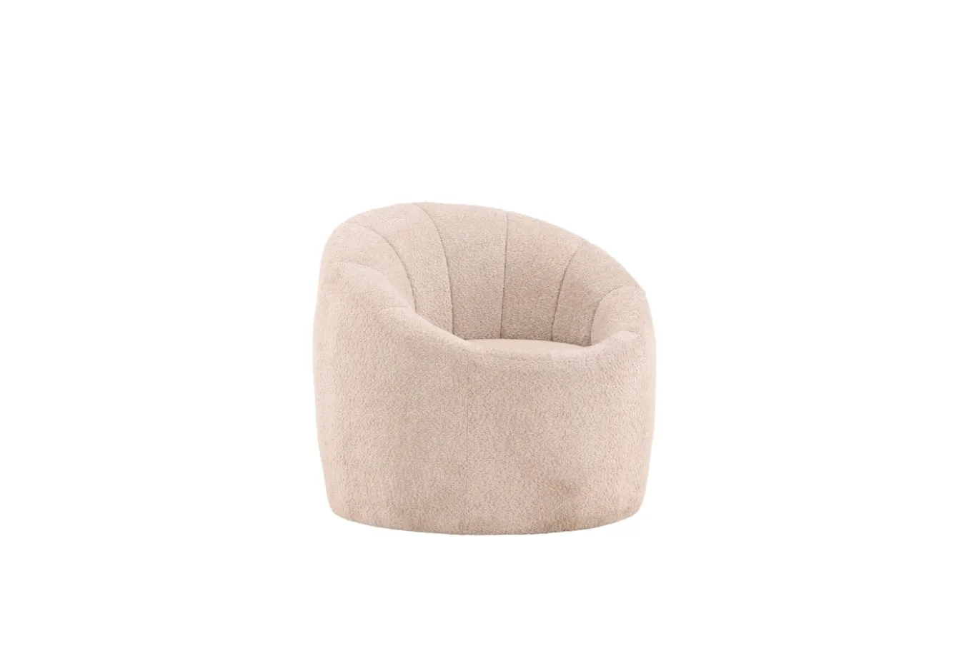 Fjôrd Fauteuil Warren Beige Bouclé