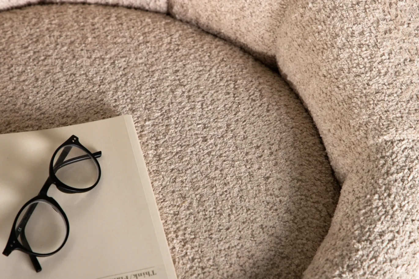 Fjôrd Fauteuil Warren Beige Bouclé