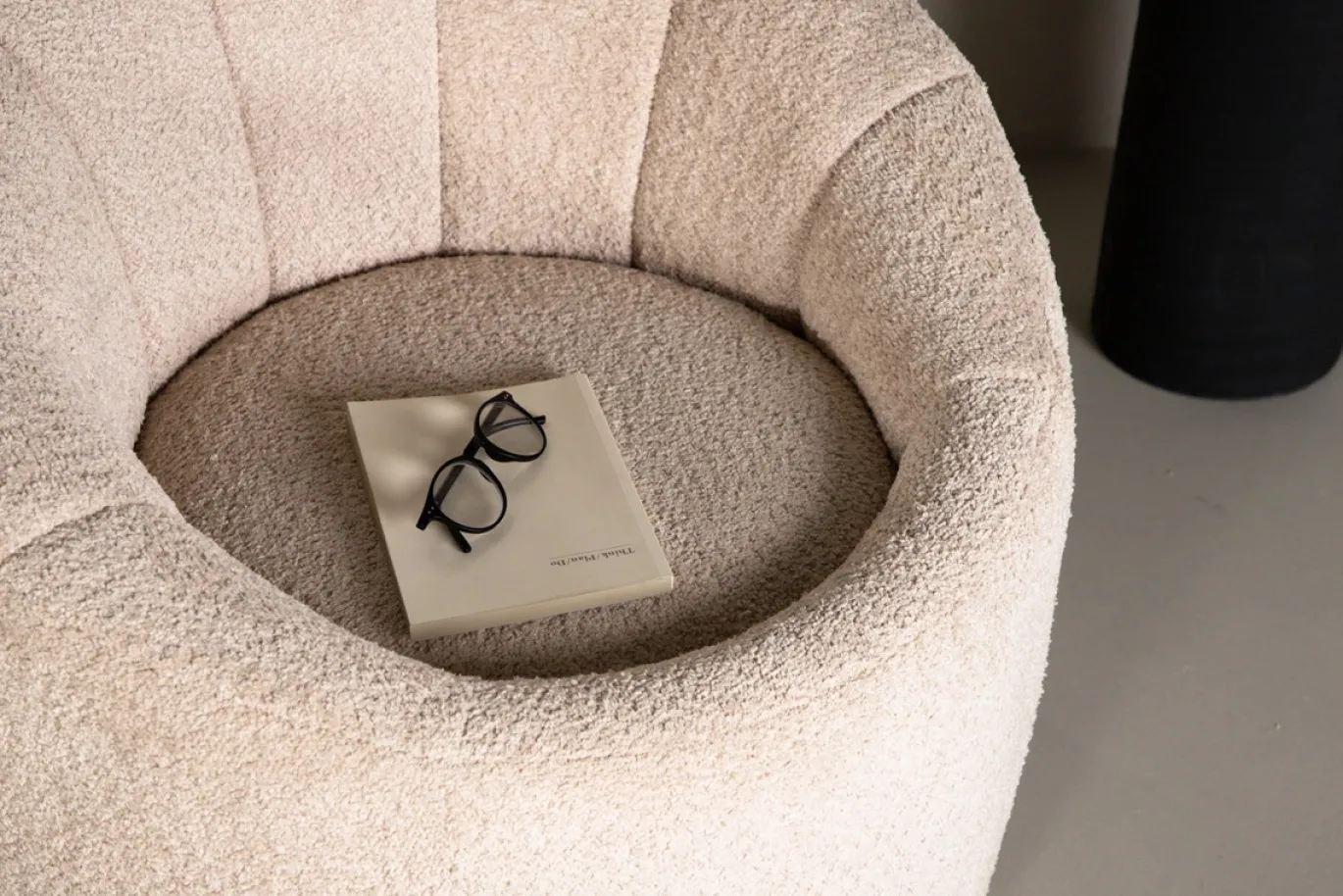 Fjôrd Fauteuil Warren Beige Bouclé