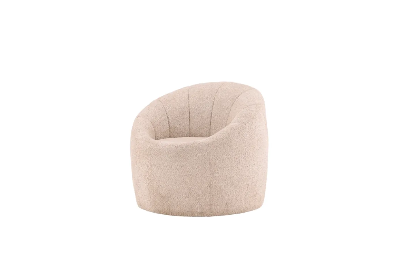 Fjôrd Fauteuil Warren Beige Bouclé
