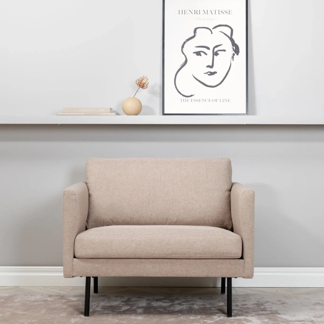Fjôrd Fauteuil Zoom Bruin Stof