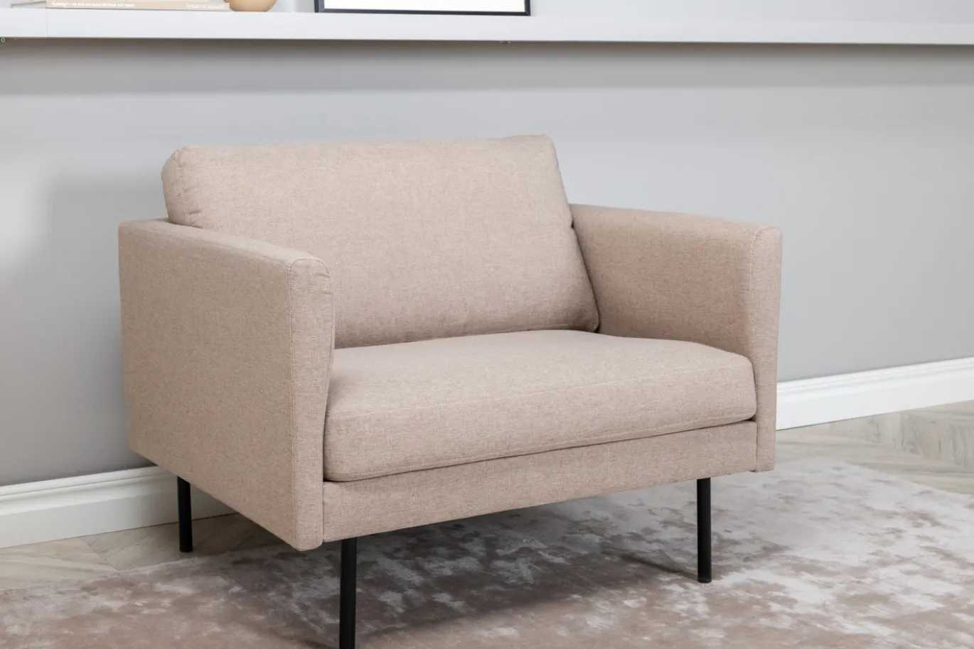 Fjôrd Fauteuil Zoom Bruin Stof