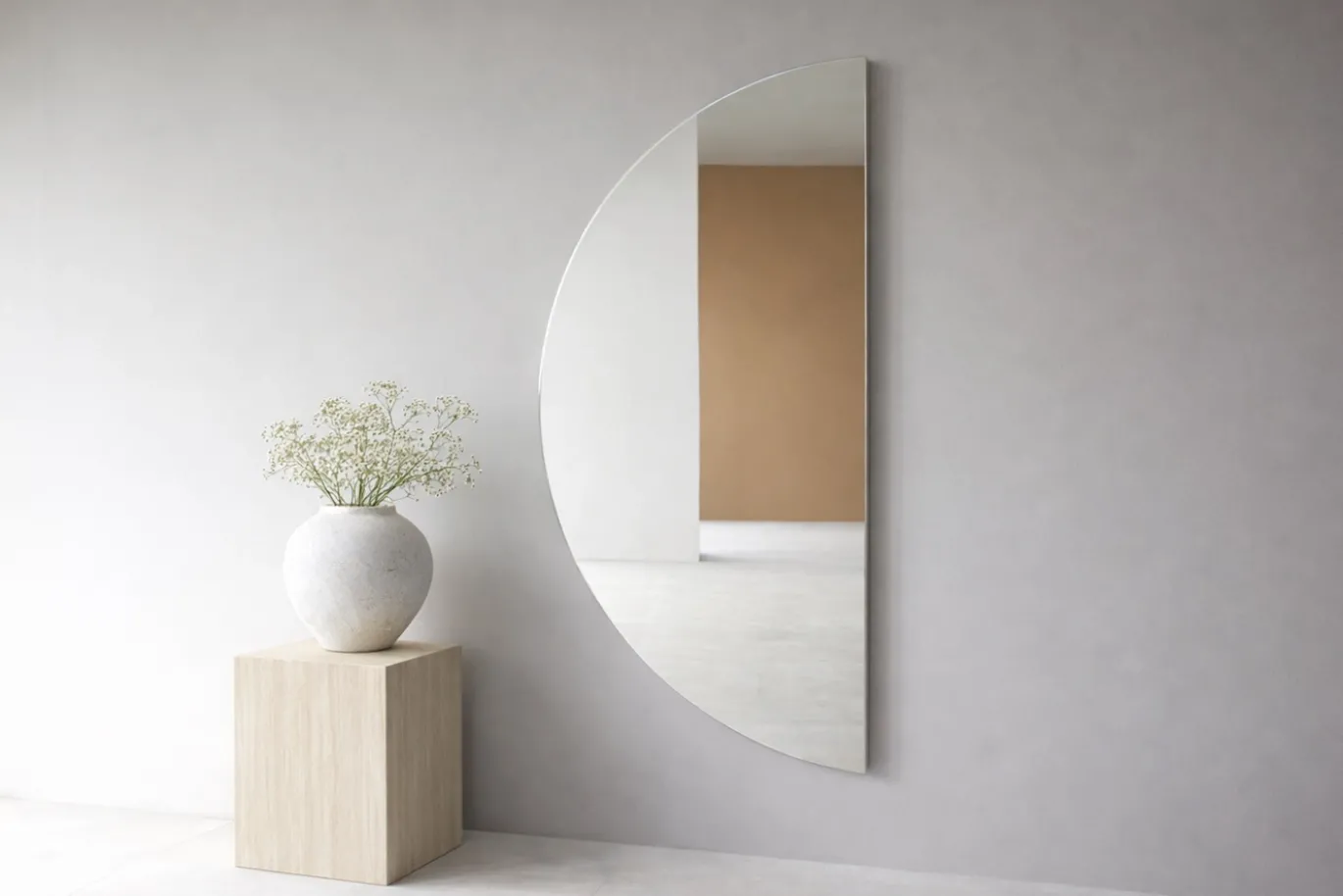 Fjôrd Grote Spiegel Mona Glas 180x90cm