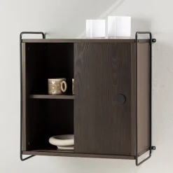 Fjôrd Hangend Wandkastje Paris 61x35x67,8cm Bruin MDF