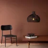 Fjôrd Hanglamp Laroche Zwart Rotan