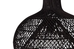 Fjôrd Hanglamp Laroche Zwart Rotan