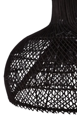 Fjôrd Hanglamp Laroche Zwart Rotan