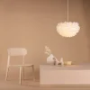 Fjôrd Hanglamp Nicola 45x45cm Wit Veren