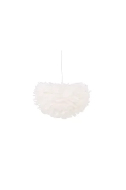 Fjôrd Hanglamp Nicola 45x45cm Wit Veren