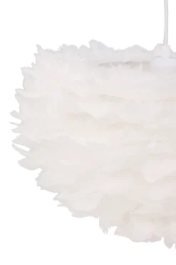 Fjôrd Hanglamp Nicola 45x45cm Wit Veren