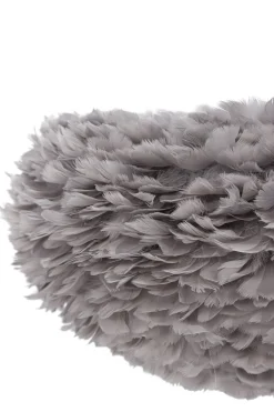 Fjôrd Hanglamp Nicola 75x75cm Zwart/Grijs Veren