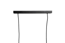 Fjôrd Hanglamp Stöten Mat Zwart Metaal/Koper Finish