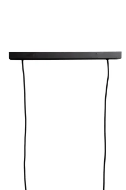 Fjôrd Hanglamp Stöten Mat Zwart Metaal/Koper Finish