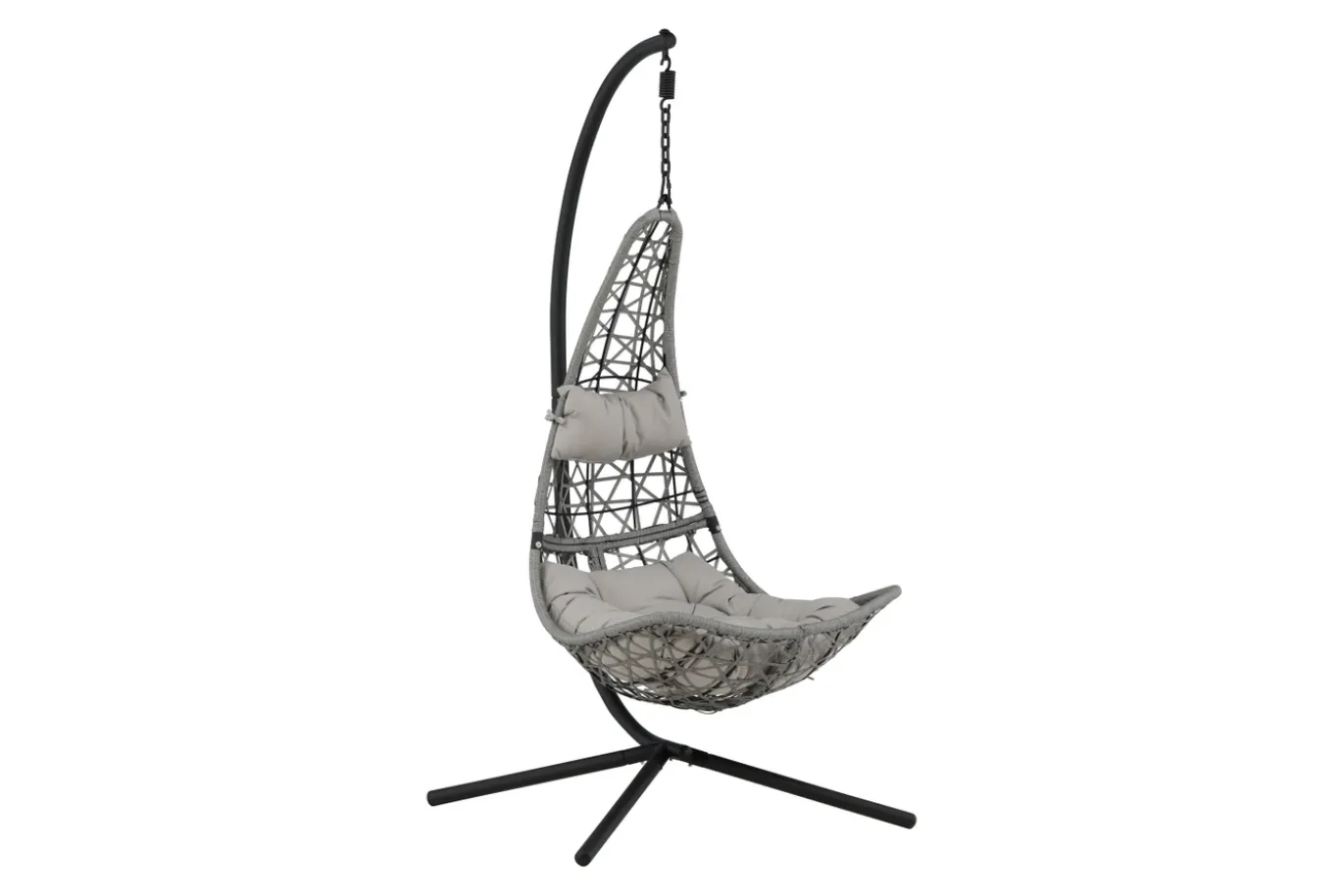 Fjôrd Hangstoel Edinburgh Grijs Wicker