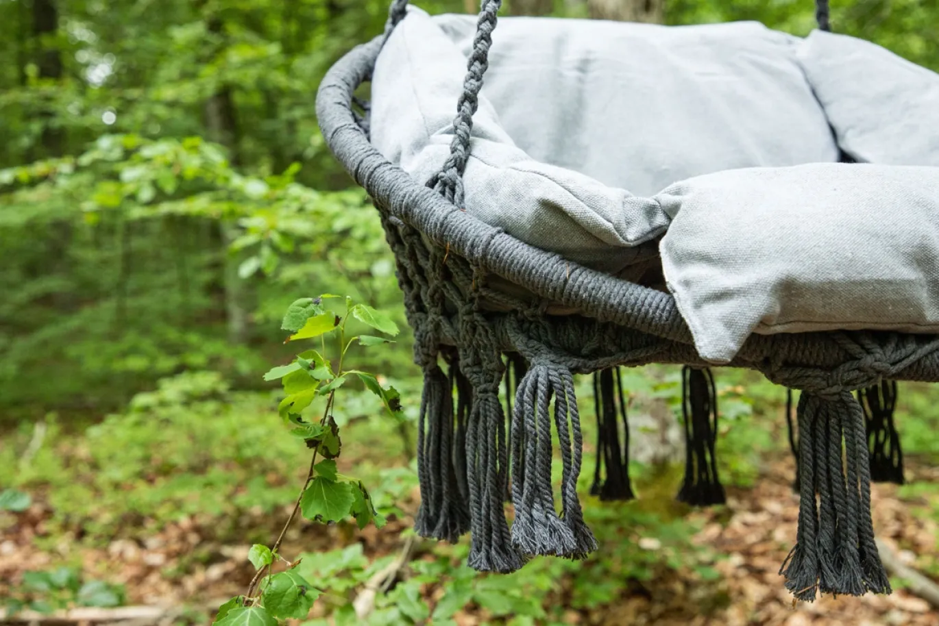 Fjôrd Hangstoel Hamtic Grijs