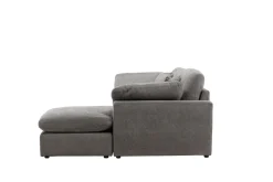 Fjôrd Hoekbank Amalfi Donkergrijs