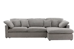 Fjôrd Hoekbank Amalfi Donkergrijs