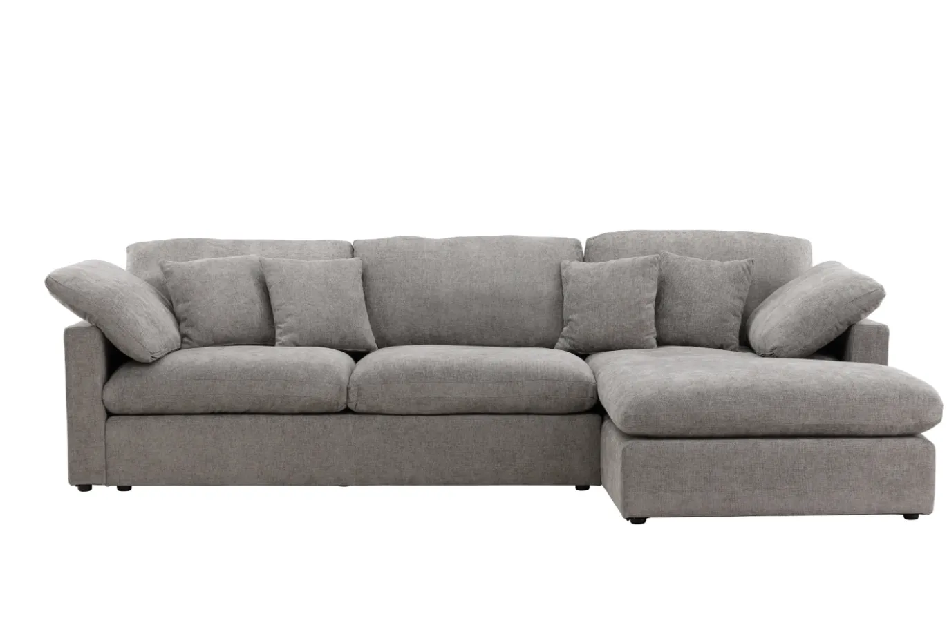 Fjôrd Hoekbank Amalfi Donkergrijs