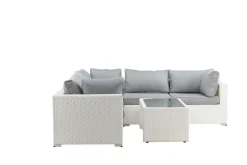 Fjôrd Hoekbankset Amazon Set 3+2+1 Wit/Grijs