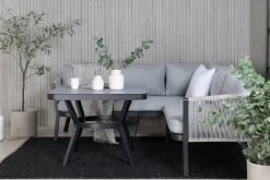Fjôrd Hoekbankset Virya Lounge Met Tafel Zwart Alu