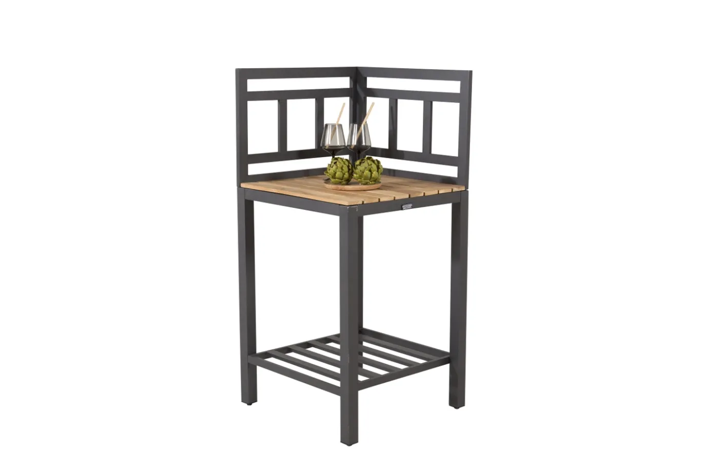 Fjôrd Hoekdeel Mexico Zwart Alu Teak