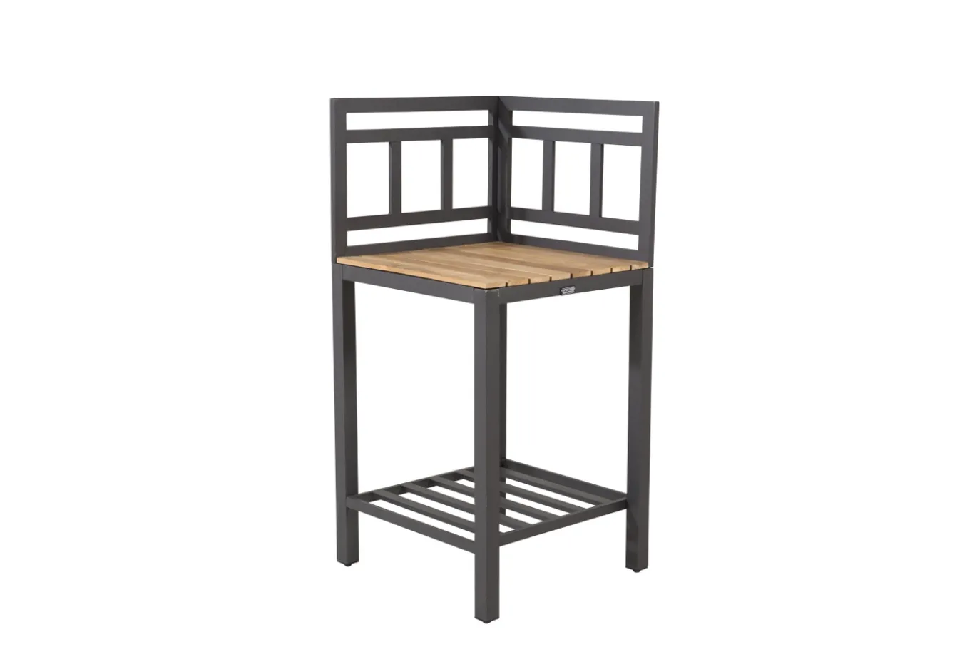 Fjôrd Hoekdeel Mexico Zwart Alu Teak