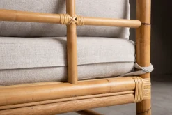 Fjôrd Hoek Loungebank Cane Rotan Naturel Modulair