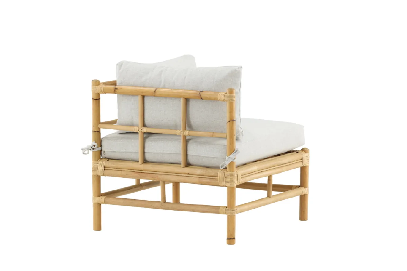 Fjôrd Hoek Loungebank Cane Rotan Naturel Modulair