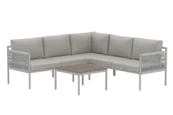 Fjôrd Hoek Loungeset Kos Beige/ Naturel
