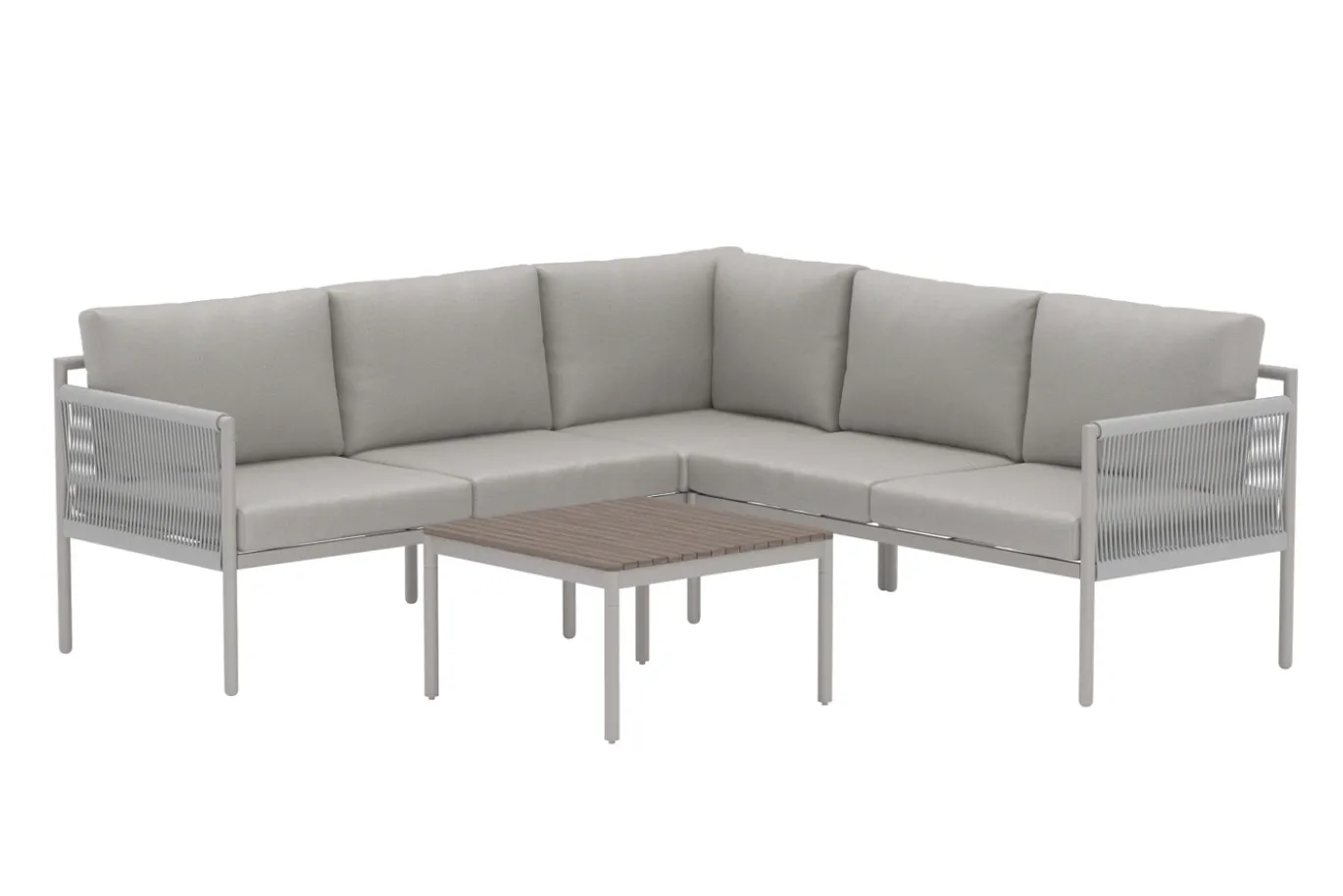 Fjôrd Hoek Loungeset Kos Beige/ Naturel