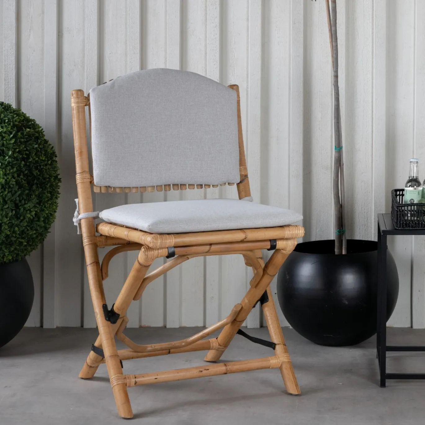 Fjôrd Inklapbare Tuinstoel Cane Rotan Naturel