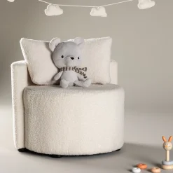 Fjôrd Kinderstoel Kelso 2-zits Wit Teddy Fsc