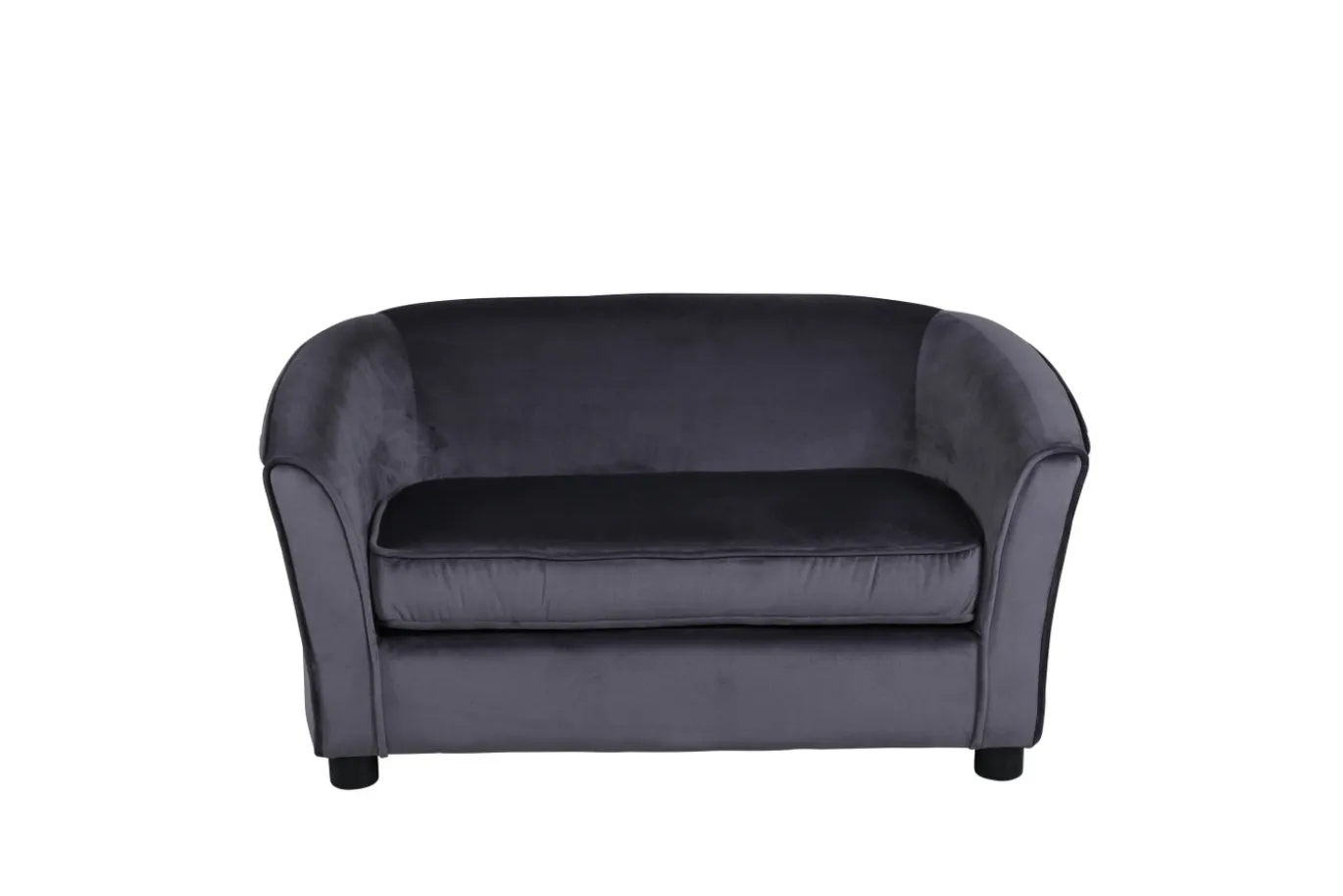 Fjôrd Kinderstoel Måna Donkergrijs Velvet