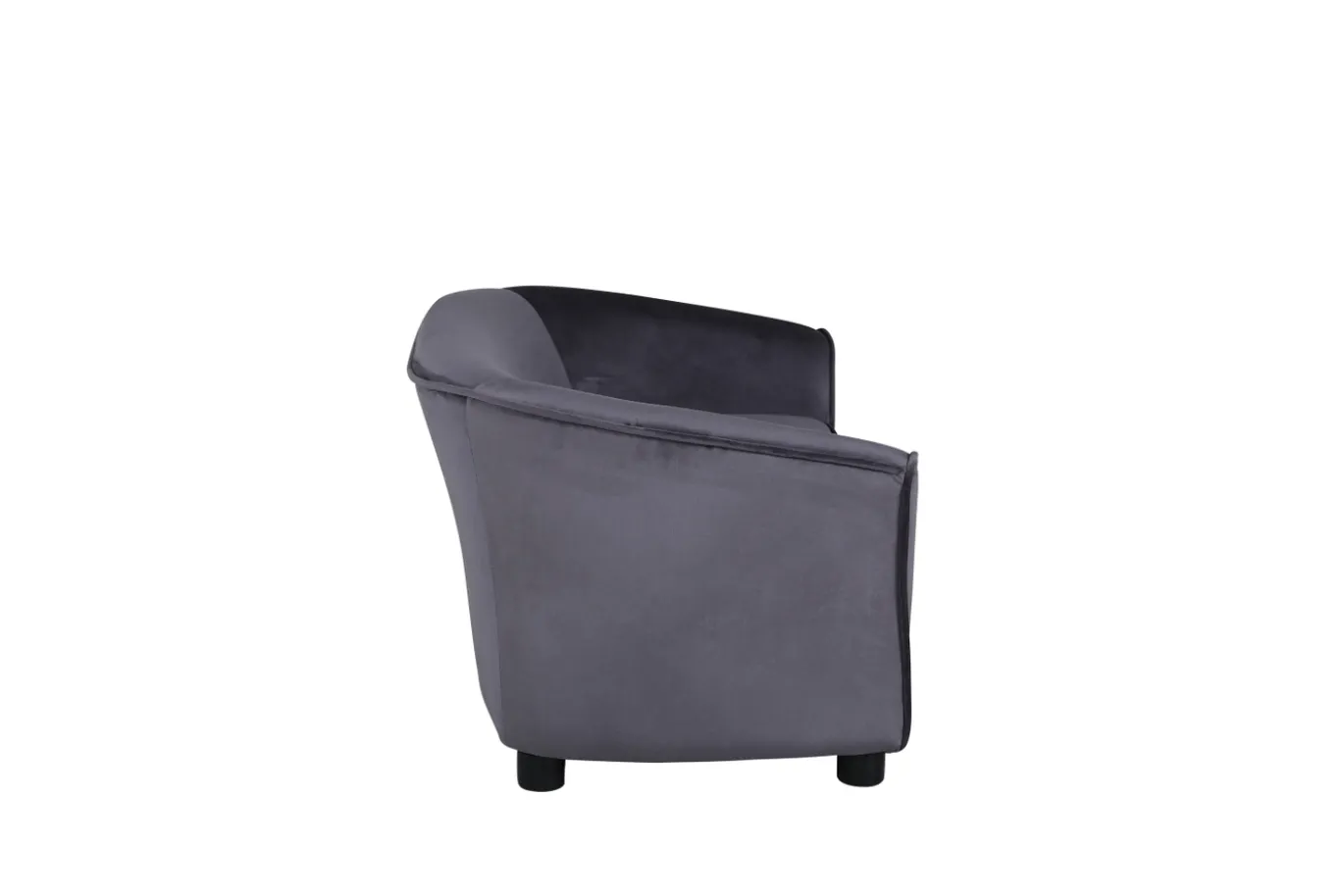 Fjôrd Kinderstoel Måna Donkergrijs Velvet
