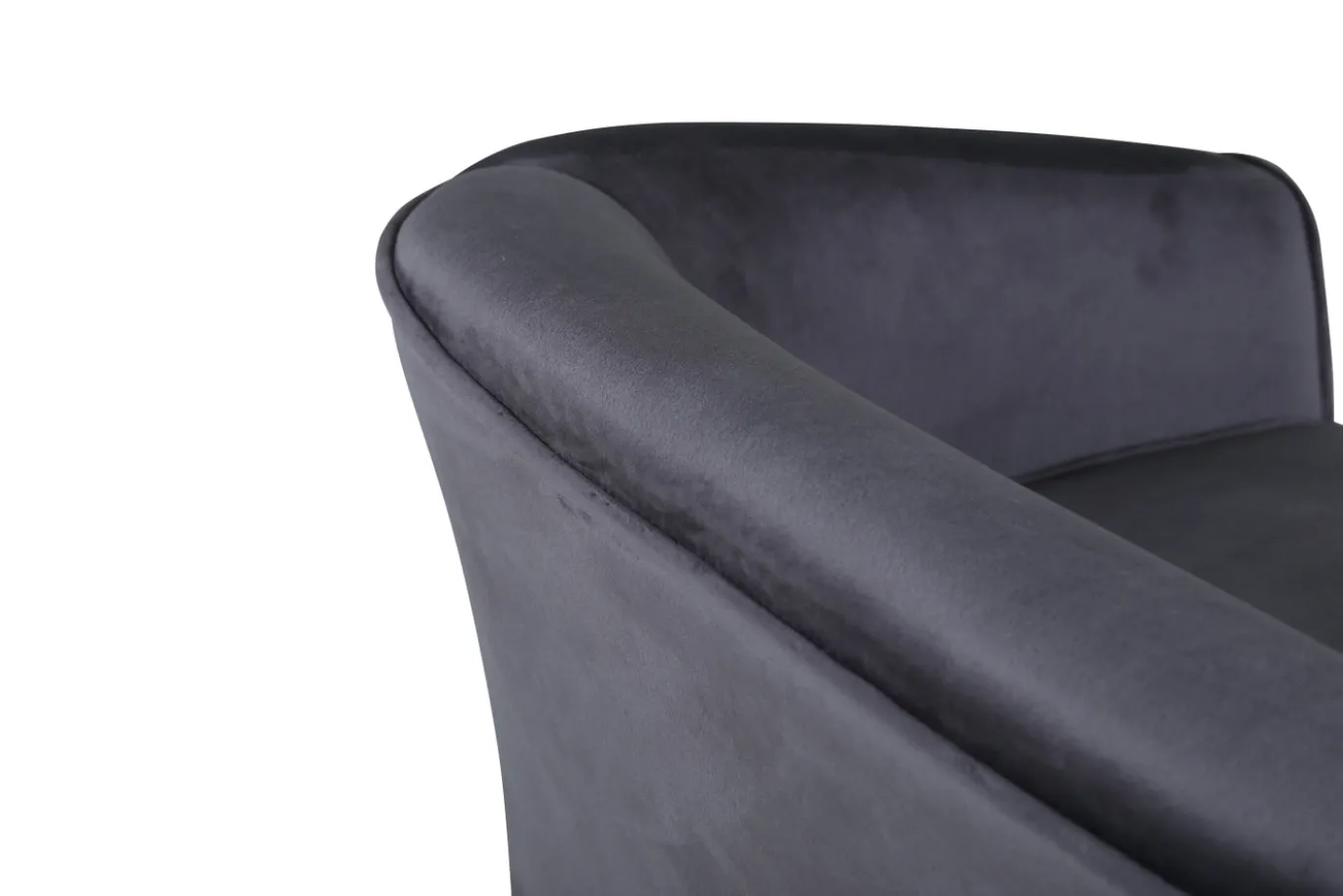 Fjôrd Kinderstoel Måna Donkergrijs Velvet