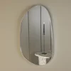 Fjôrd Kleine Spiegel Askersund Glas Zilver 65x40cm