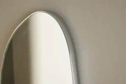 Fjôrd Kleine Spiegel Askersund Glas Zilver 65x40cm